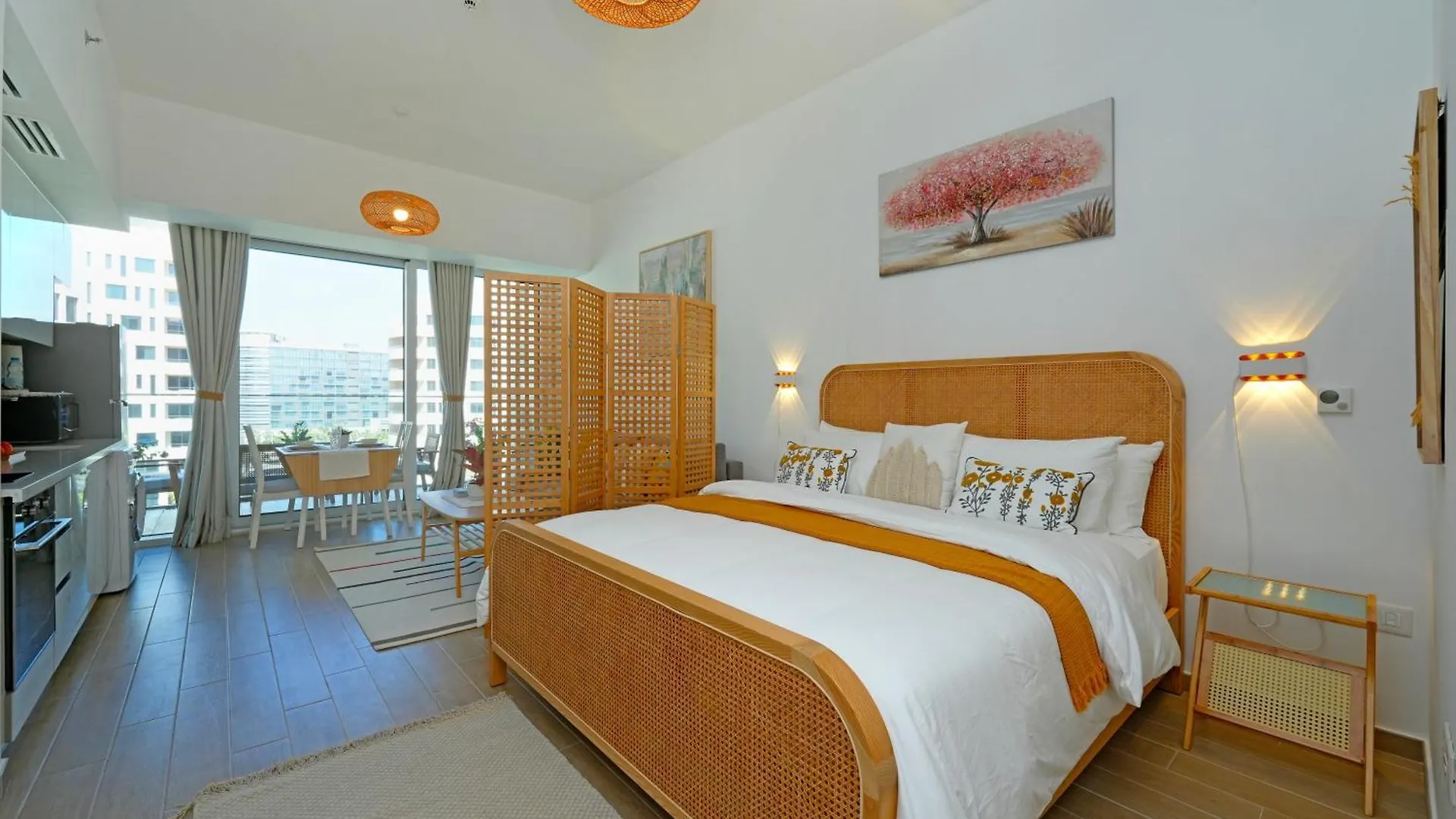 Studio Apartment With Beautiful View Αμπού Ντάμπι