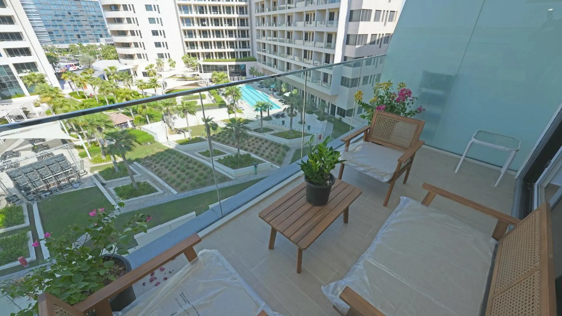 Studio Apartment With Beautiful View Abu Dhabi Forenede Arabiske Emirater